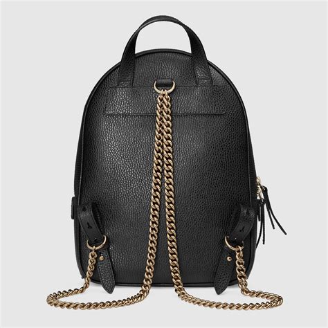 gucci black soho chain backpack|Gucci sling backpack.